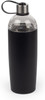 Premium Stainless Steel Water Bottle with Two-Way Tritan Top, 26 Oz Capacity, Black Powder Coat Finish, Freezer Safe