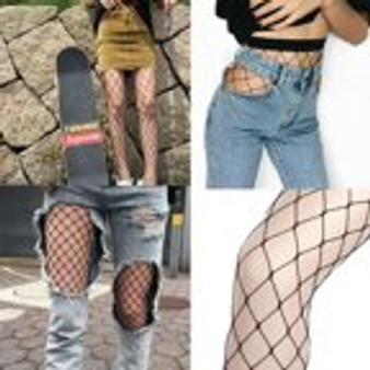 Hot Fashion Fishnet Socks Women Mesh Net Pantyhose Tights Stockings 1/3pairs