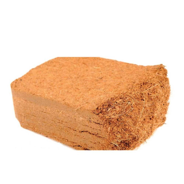 Coco Coir Mini Brick 650 Gram Block Expands to 9 Liter / 2.3 Gallon Pure Coconut Coir Fiber RHP Certified Pre Buffered Organic Plant Potting Soil for Indoor Outdoor Flower/Vegetable Garden