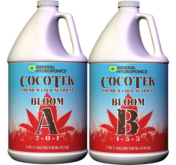 General Hydroponics CocoTek Bloom A & B (Set of Gallons)