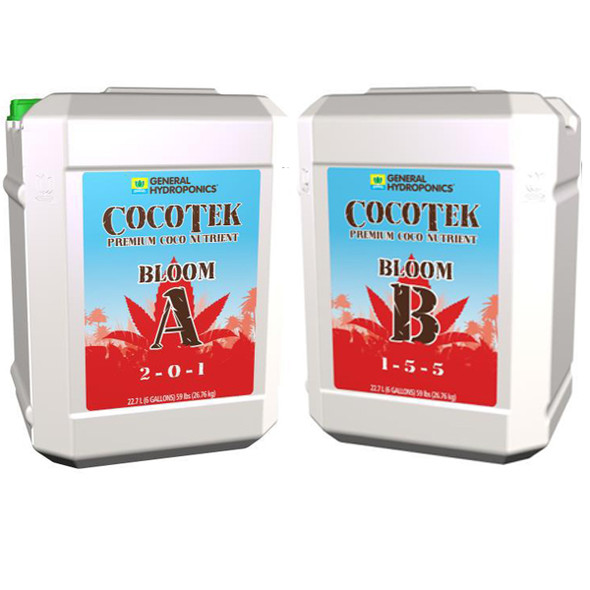 General Hydroponics CocoTek Bloom A & B (Set of 6 Gallons)
