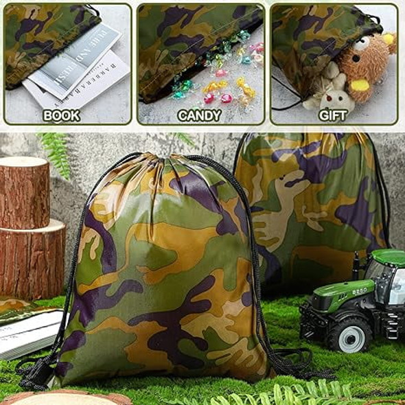 Jessica Simpson drawstring cinch bag camo