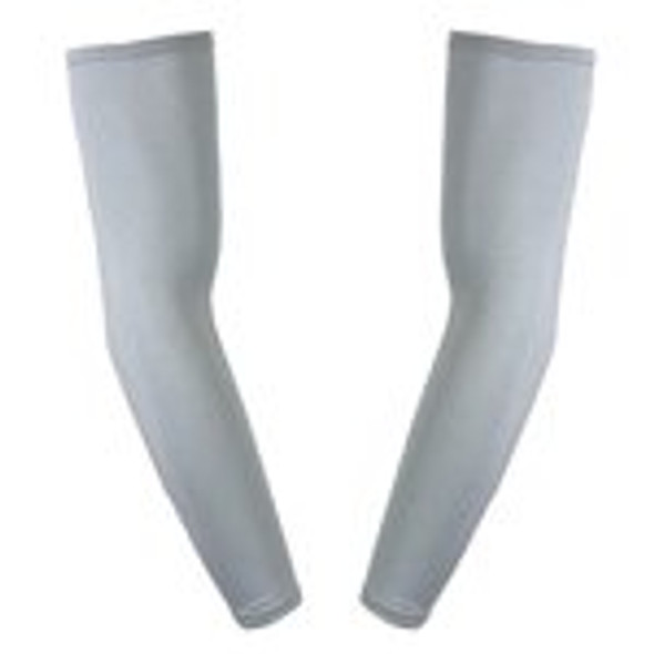 1 Pair Unisex Outdoor Sports Cooling Arm Sleeves Cover UV Sun Protection (Grey)