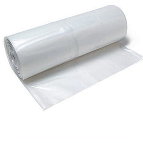 TRM 412C 12' x 100' 4 Mil All Weather Plastic Sheeting Clear Visqueen, 1-Roll