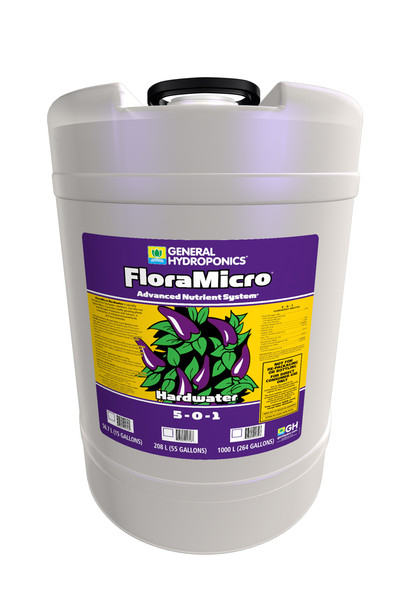 General Hydroponics FloraMicro Hardwater 15 Gallons