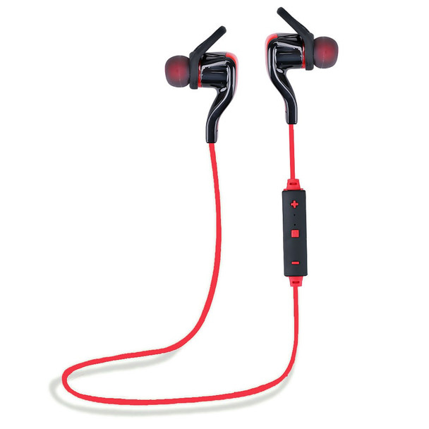 BT-1 Wireless Sport Bluetooht Headset V4.1 Portable Audio Video Black Red Earphones