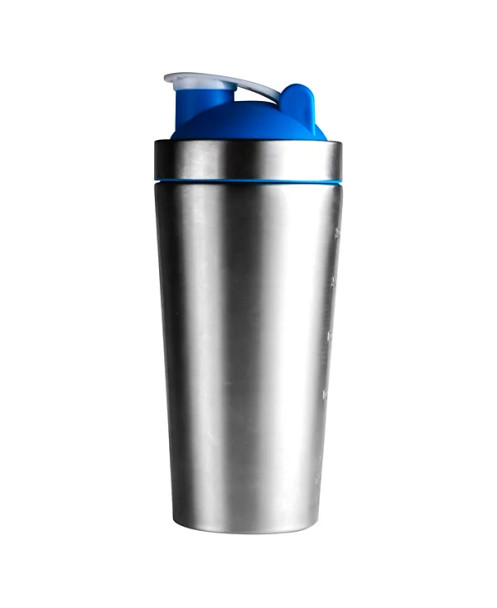 Protein shaker bottle blue