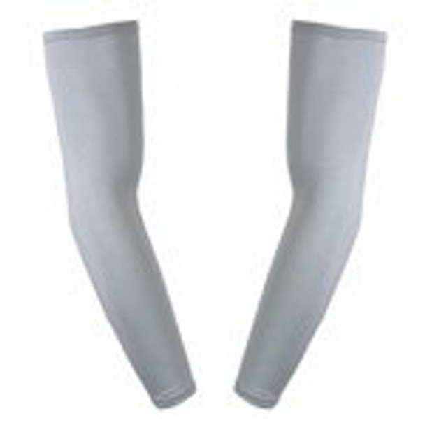 1 Pair Unisex Outdoor Sports Cooling Arm Sleeves Cover UV Sun Protection (Grey)