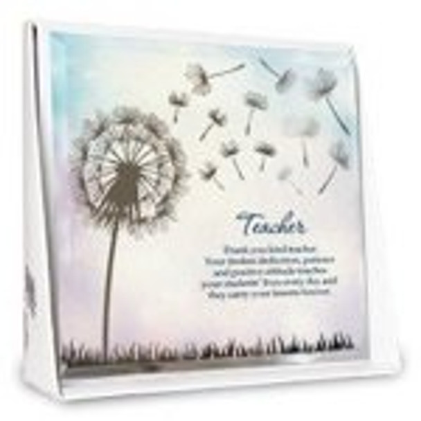 Silver Silhouette Teacher