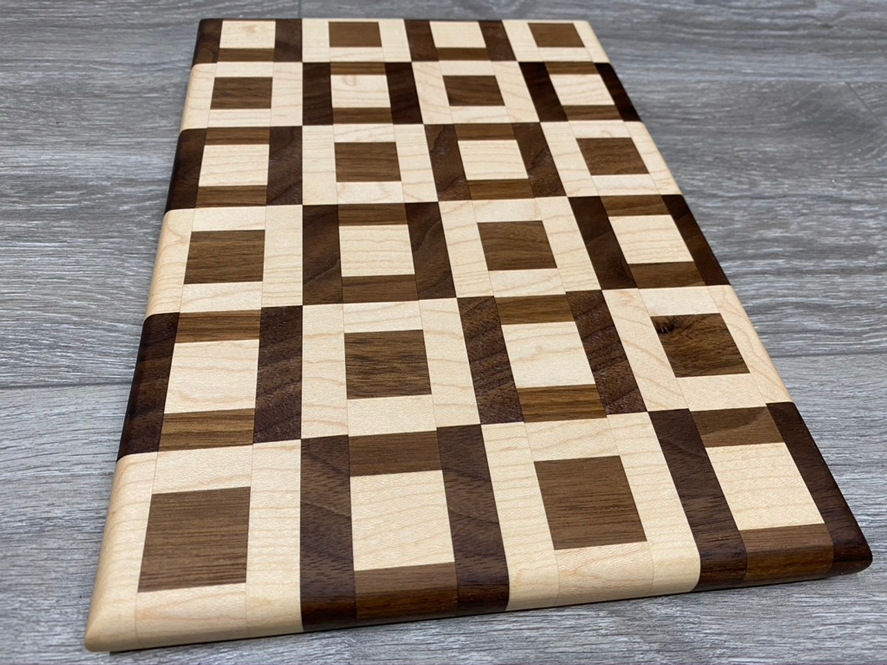 Floating Squares Cutting Board - Design 1