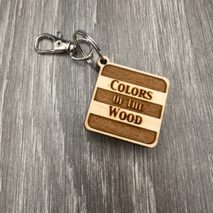 Colors Of The Wood Keychain (1.25X1.25)