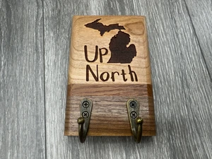 "UP North" Key Holder (2 Hook)