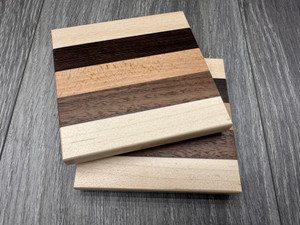 Brownscale Stripe Coasters Brownscale Stripe Coasters