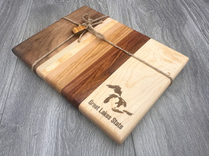 "Great Lakes State" Inverse Gradient Cutting Board (Smaller)