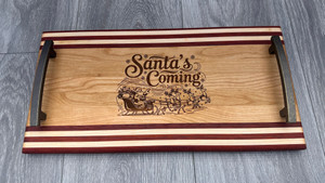 "Santa's Coming" Serving Tray