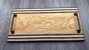 Thin Striped Serving Tray