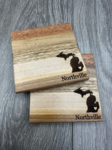 "Northville" Coasters - Design 2