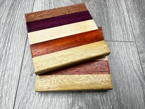 Colorful Stripe Coasters