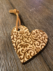 Fancy Heart Shaped Ornament Fancy Heart Shaped Ornament
