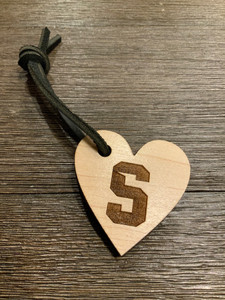 Michigan State "S" Maple Heart Michigan State "S" Maple Heart