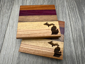 State of Michigan Coasters - Design 2 State of Michigan Coasters - Design 2