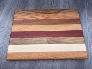 Large Eight Stripe Cutting Board (12X16) - Design 1 Large Eight Stripe Cutting Board (12X16) - Design 1
