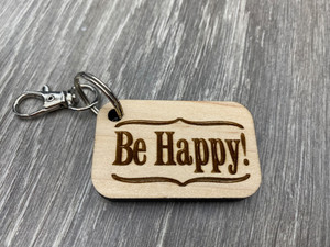"Be Happy!" Keychain (1.25X2) "Be Happy!" Keychain (1.25X2)