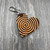 Heart Keychain - Spiral