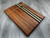 Mahogany Cutting Board w/ Wenge Stripes