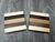 Brownscale Stripe Coasters