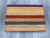 Medium Colorful Striped Cutting Board