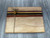 Elm Cutting Board w/ Colorful Stripes