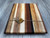 Brownscale Random Stripes Cutting Board