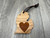 Heart Engraved Michigan Shaped Ornament