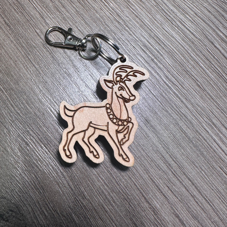 Reindeer Keychain