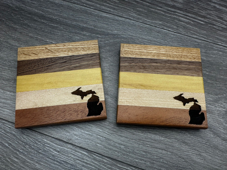 State of Michigan Coasters - Design 3