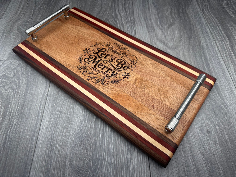 "Let's Be Merry" Serving Tray