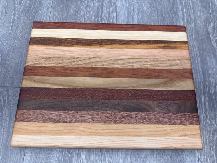 Large Twelve Stripe Cutting Board (12X16) - Design 2