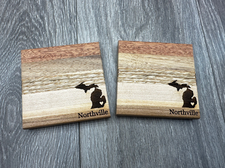 "Northville" Coasters - Design 2