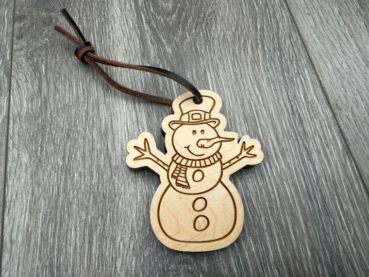 Snowman Shaped Ornament