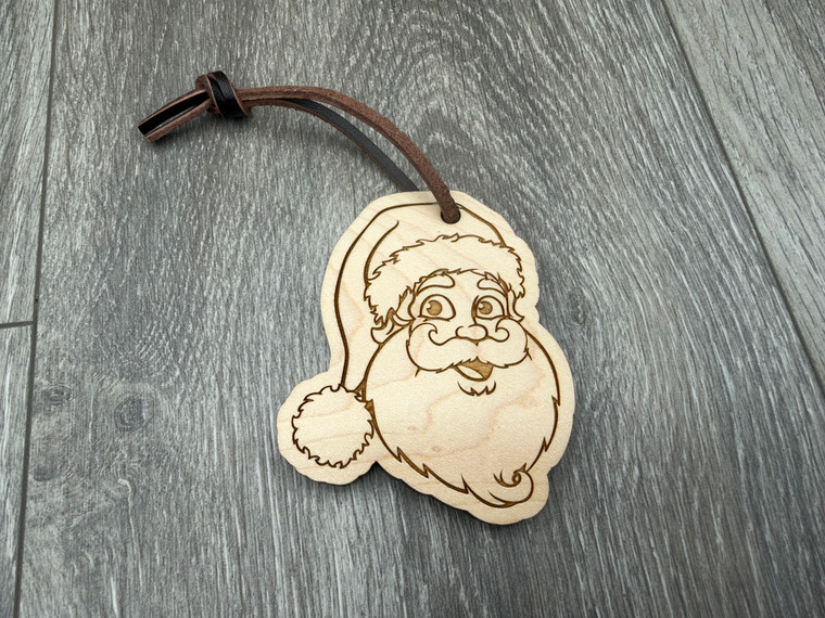 Santa Shaped Ornament
