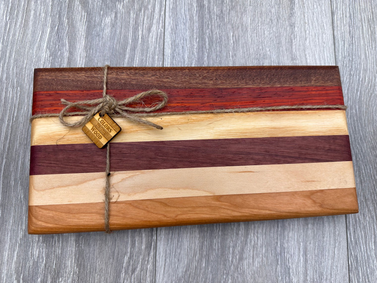 Small Six Stripe Cutting Board - Design 3