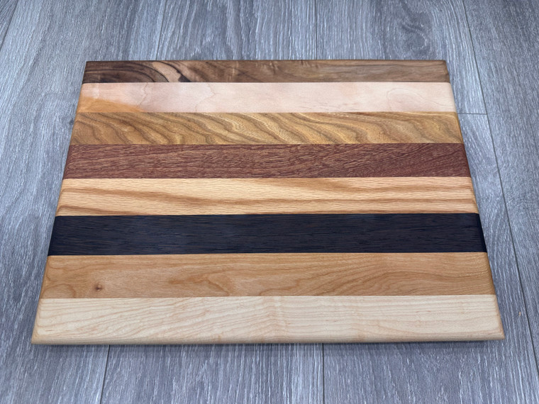 Large Eight Stripe Cutting Board (12X16) - Design 1
