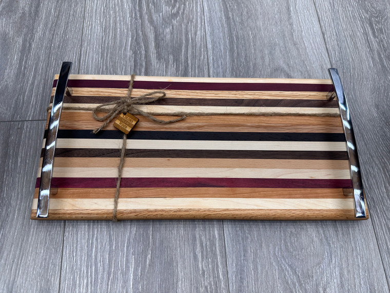 Sixteen Stripe Serving Tray - Design 1