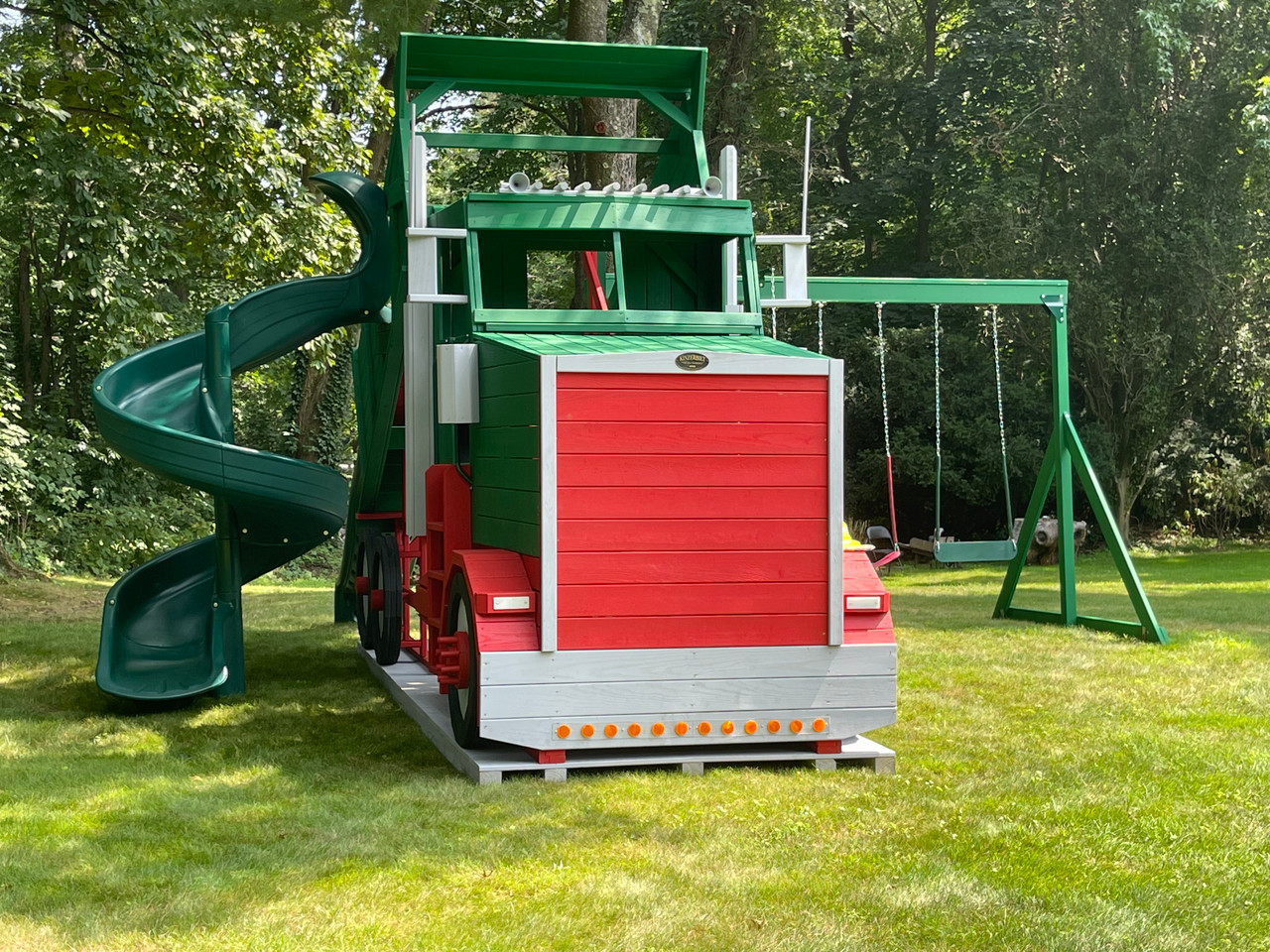 Kinzerbilt Dump Truck FULL PLAYGROUND 1700 with Slides