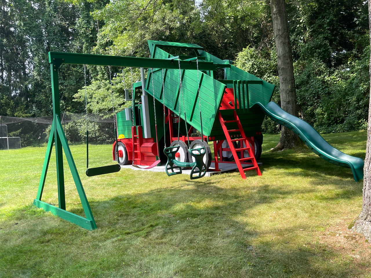 Kinzerbilt Dump Truck FULL PLAYGROUND 1700 with Slides
