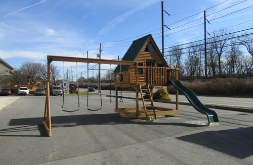 Log cabin playhouse