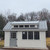 Shed with metal roof