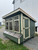 7x12 Modern Lean to chicken coop green siding
