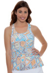 Eleven Women's Geo Swirl Geo Swirl Raceday Tennis Tank